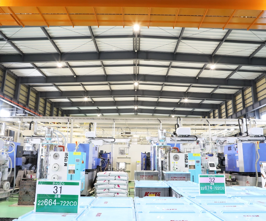 朽網工場のご紹介イメージ写真　石川金属工業｜ めっき加工　プラスチック成型・蒸着　重防食塗装　金属試験片の加工・分析　TOTOアフターサービス