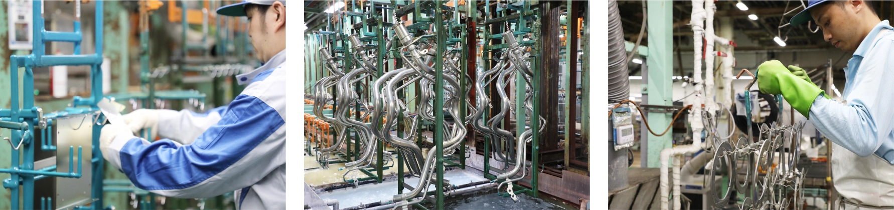 本社 鍍金事業部のご紹介イメージ写真　石川金属工業｜ めっき加工　プラスチック成型・蒸着　重防食塗装　金属試験片の加工・分析　TOTOアフターサービス