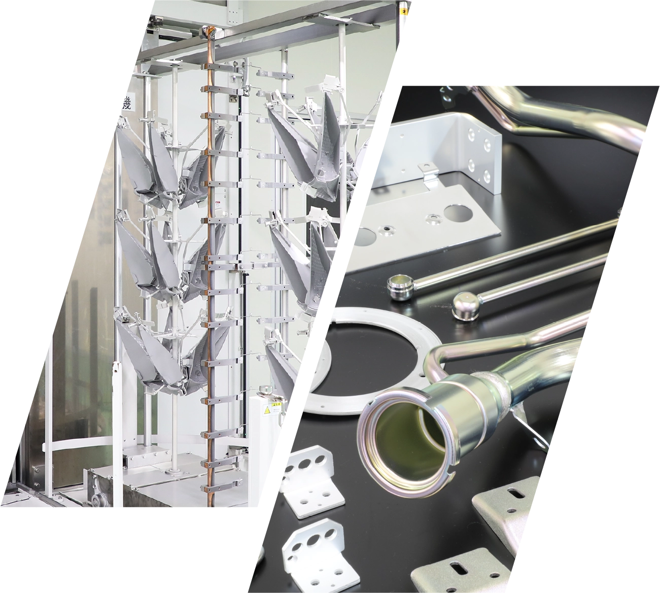 About Usイメージ写真　石川金属工業｜ めっき加工　プラスチック成型・蒸着　重防食塗装　金属試験片の加工・分析　TOTOアフターサービス